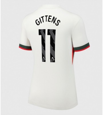 Chelsea Jamie Gittens #11 Udebanetrøje Dame 2025-26 Kortærmet